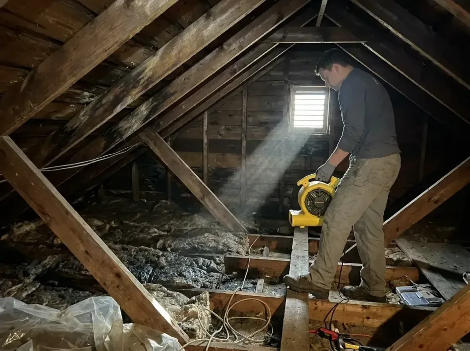 attic-water-damage-drying-proc-007 — frequently asked questions, Emergency Water Extraction & 24/7 Flood Response in The Col…